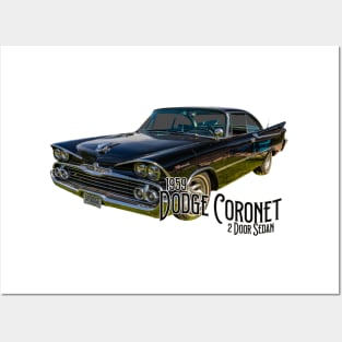 1959 Dodge Coronet 2 Door Hardtop Posters and Art